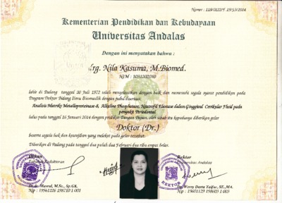 Scan Ijazah Terakhir Disertai Sertifikat Akreditasi Prodi Khusus S My